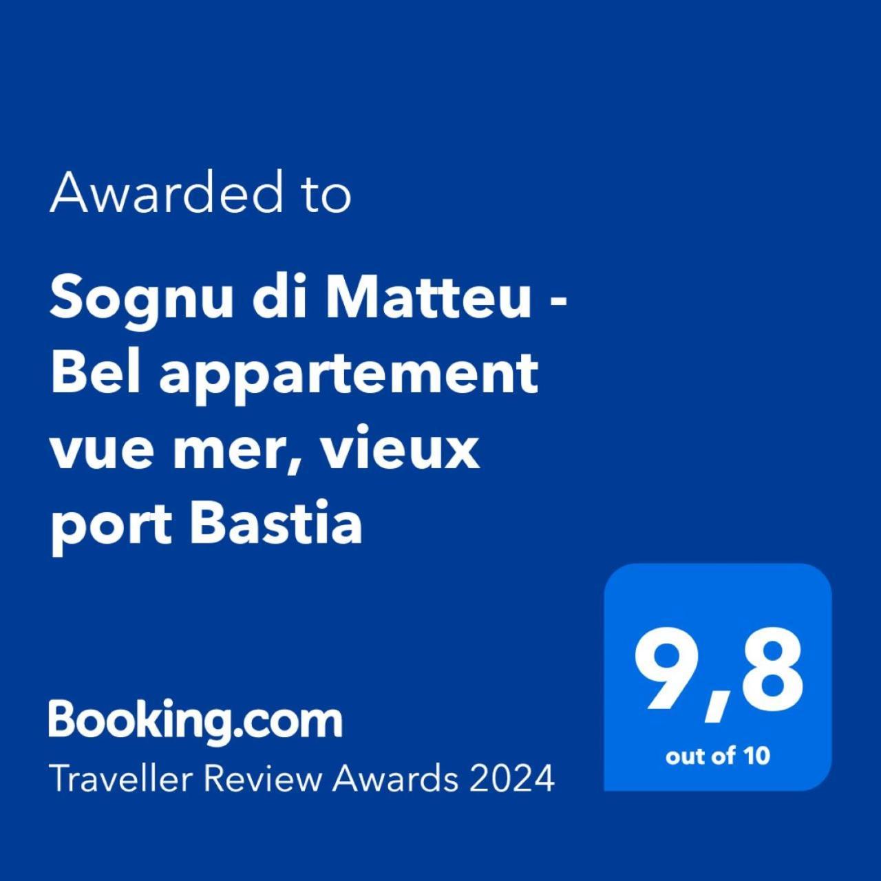 Sognu Di Matteu - Bel Appartement Entierement Climatise - Vue Mer, Vieux Port Bastia Exterior foto